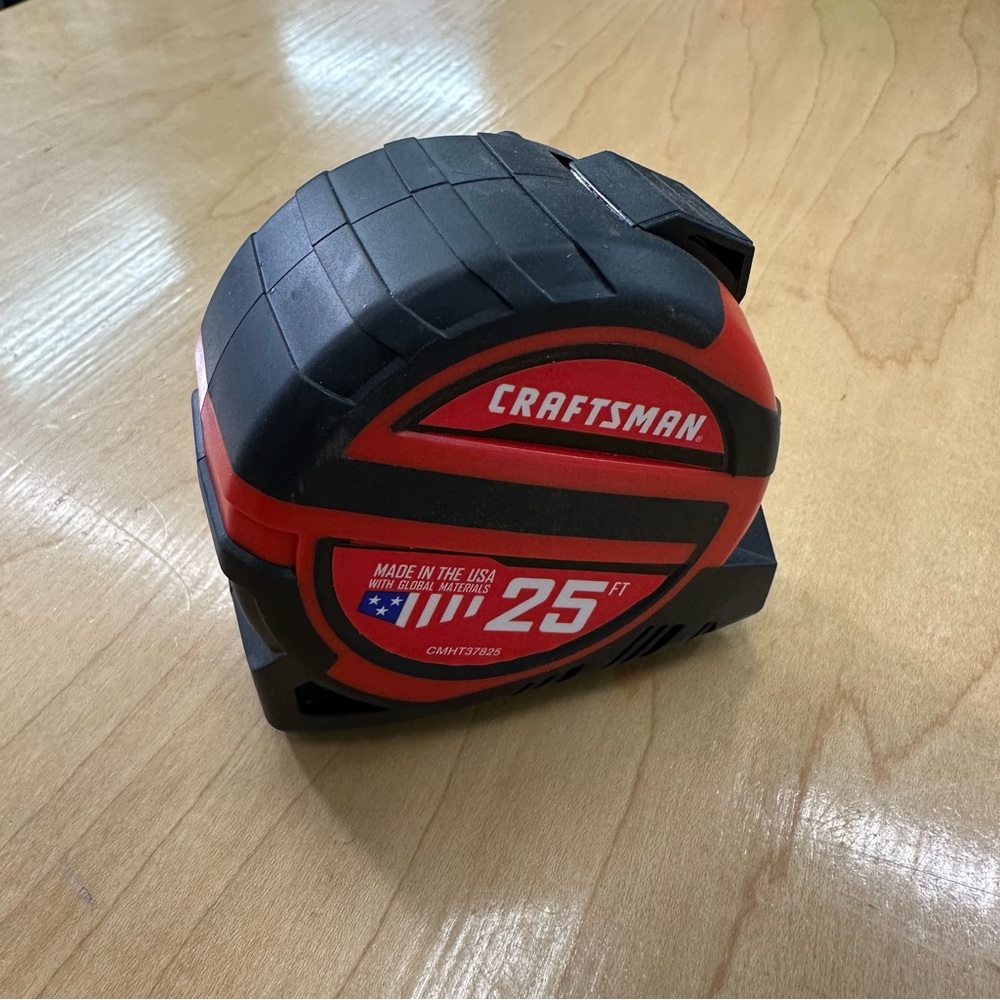 NWOT Craftsman Tools 25’ Magnetic Tape Measure - 13’ Standout + 1 1/4” Wide Tape